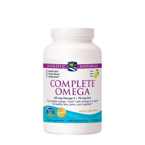 Nordic Naturals Complete Omega 565 mg  (180 Capsule moi, Lămâie)
