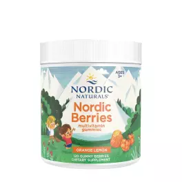   Nordic Naturals Nordic Berries Multivitamin Gummies (120 Jeleuri, Portocale-lămâie)