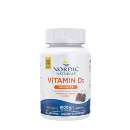   Nordic Naturals Vitamin D3 Gummies (60 Jeleuri, Fructe de Pădure)