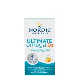 Nordic Naturals Ultimate Omega-D3 (60 Capsule moi, Lămâie)