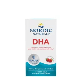 Nordic Naturals DHA (90 Capsule moi, Căpșuni)