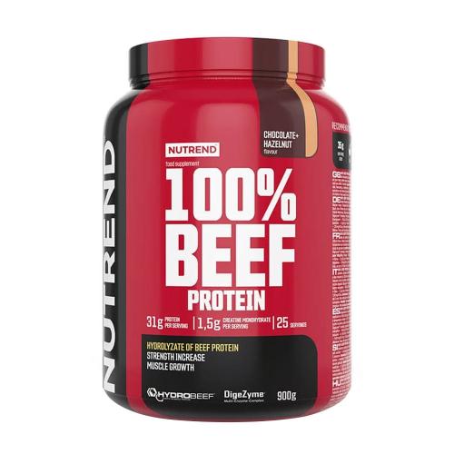 Nutrend 100% Beef Protein (900 g, Ciocolată cu Alune)