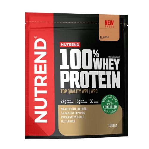 Nutrend 100% Whey Protein (1000 g, Cafea cu Gheață)