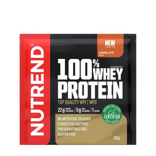 Nutrend 100% Whey Protein (30 g, Latte cu Caramel)