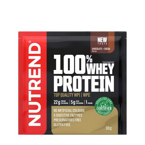 Nutrend 100% Whey Protein (30 g, Ciocolată și cacao)