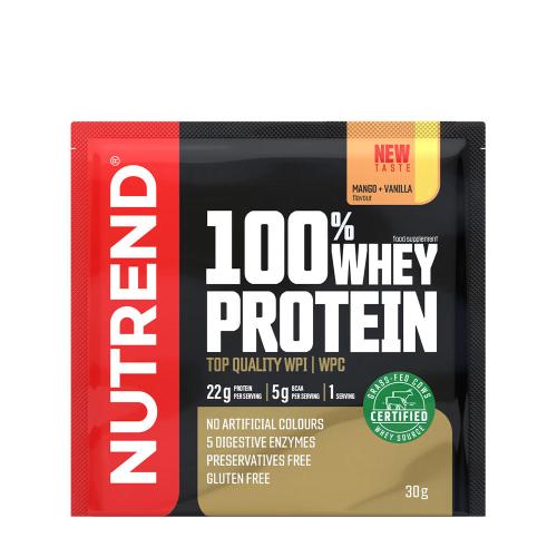 Nutrend 100% Whey Protein (30 g, Mango și Vanilie)