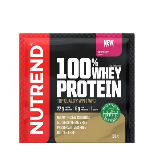 Nutrend 100% Whey Protein (30 g, Zmeură)