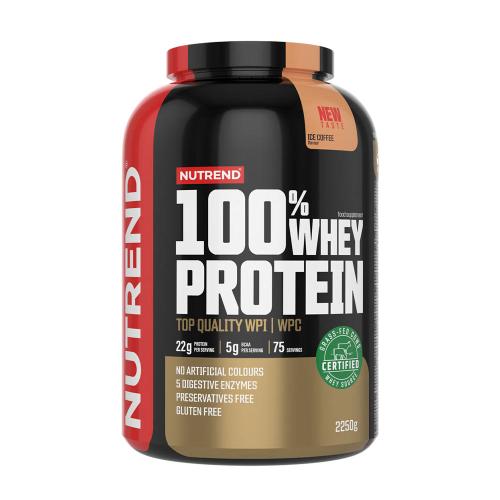 Nutrend 100% Whey Protein (2250 g, Cafea cu Gheață)
