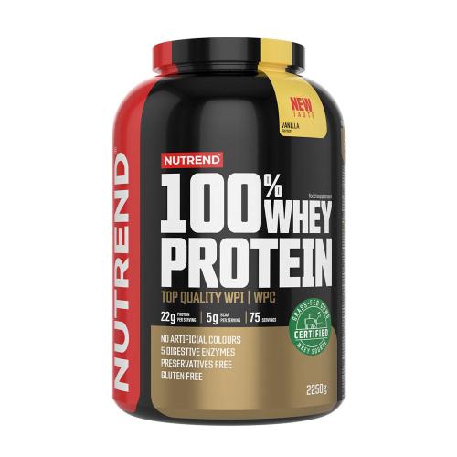 Nutrend 100% Whey Protein (2250 g, Vanilie)