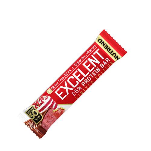 Nutrend Excelent Protein Bar (1 Baton, Tort cu căpșuni)