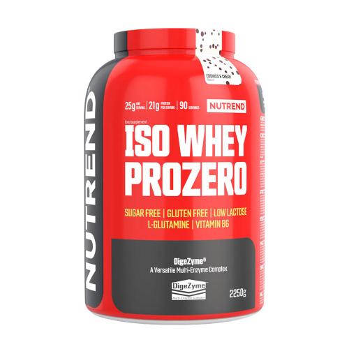 Nutrend Iso Whey Prozero (2250 g, Biscuiți cu Ciocolată și Cremă )