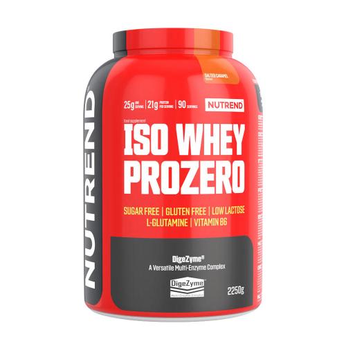 Nutrend Iso Whey Prozero (2250 g, Caramel Sărat)