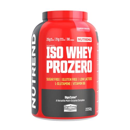 Nutrend Iso Whey Prozero (2250 g, Cheesecake cu căpșuni)