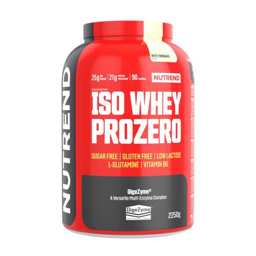 Nutrend Iso Whey Prozero (2250 g, Ciocolată Albă)