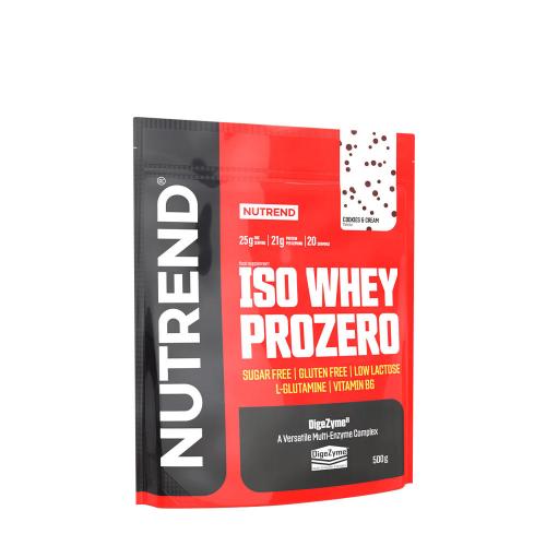 Nutrend Iso Whey Prozero (500 g, Biscuiți cu Ciocolată și Cremă )