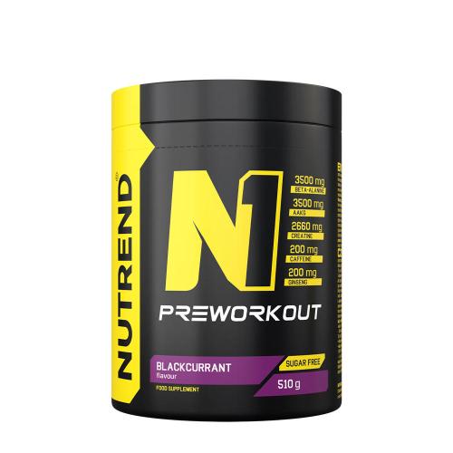 Nutrend N1 Preworkout (510 g, Coacăze Negre)