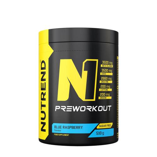 Nutrend N1 Preworkout (510 g, Zmeură Albastră)