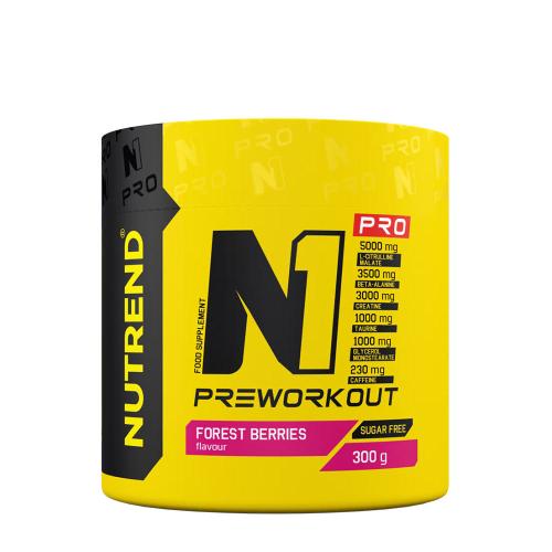 Nutrend N1 Pro Preworkout (300 g, Fructe de Pădure)