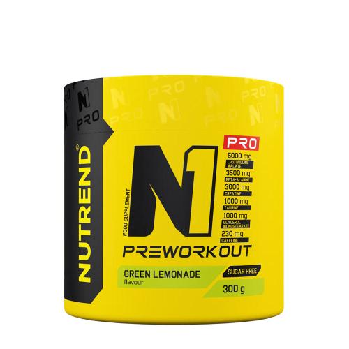 Nutrend N1 Pro Preworkout (300 g, Limonadă Verde)