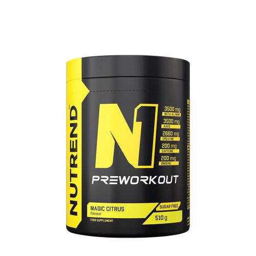 Nutrend N1 Preworkout (510 g, Citrice)