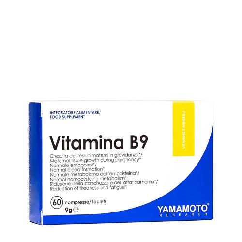 Yamamoto Research Vitamina B9 Acido folico 400 mcg (60 Comprimate)