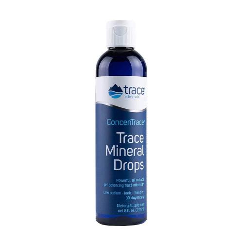 Trace Minerals ConcenTrace® Trace Mineral Drops (237 ml, Fără adaos de aromă)