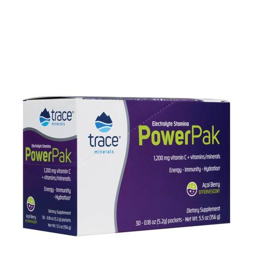 Trace Minerals Electrolyte Stamina Power Pak  (30 Pachet, Fructe De Acai)