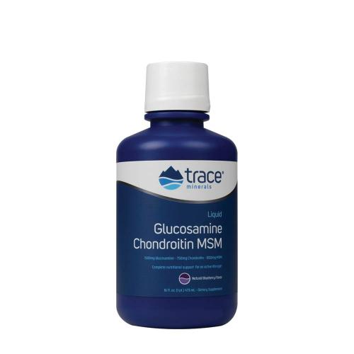 Trace Minerals  Liquid Glucosamine / Chondroitin / MSM  (473 ml, Afine Albastre)