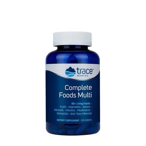 Trace Minerals Complete Foods Multi (120 Comprimate)