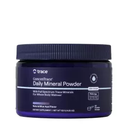   Trace Minerals ConcenTrace® Daily Mineral Powder (132 g, blue acai)