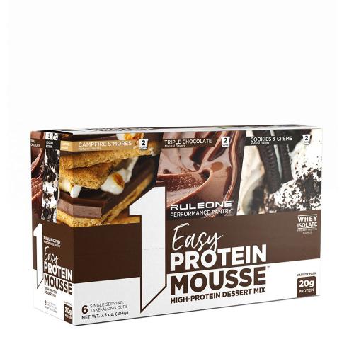 Rule1 Easy Protein Mousse Variety  (214 g, Mixt)