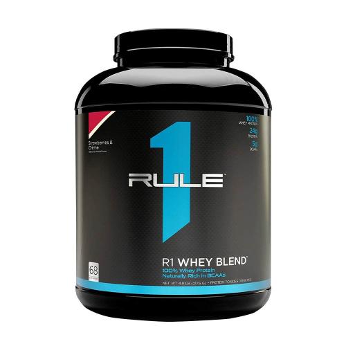 Rule1 Whey Blend  (2176 g, Căpșuni și Cremă)