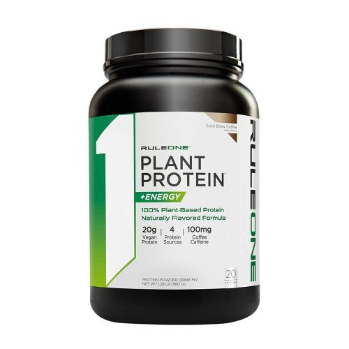 Rule1 Plant Protein + Energy  (580 g, Cafea infuzată la rece)