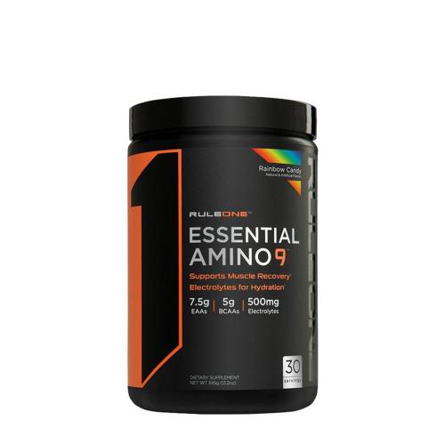 Rule1 Essential Amino 9  (345 g, Bomboane Curcubeu)