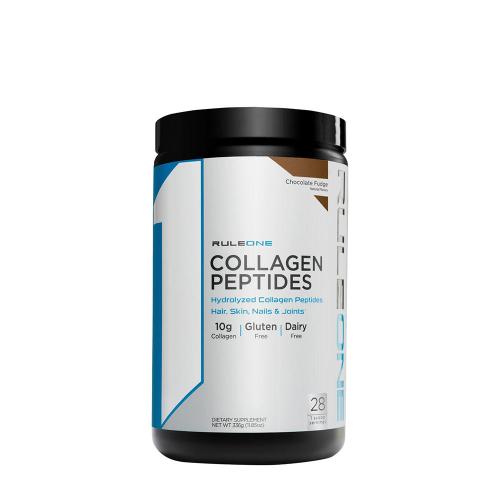 Rule1 Collagen Peptides  (336 g, Fudge cu Ciocolată)