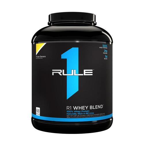 Rule1 Whey Blend  (2210 g, Iced banana)