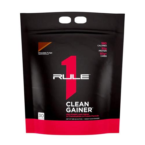 Rule1 R1 Clean Gainer (4470 g, Fudge cu Ciocolată)