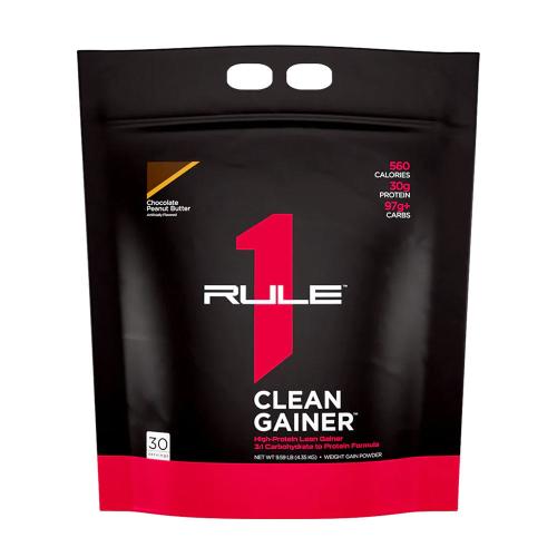 Rule1 R1 Clean Gainer (4470 g, Unt de Arahide cu Ciocolată)