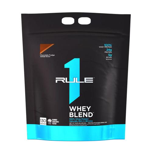 Rule1 Whey Blend  (4550 g, Fudge cu Ciocolată)