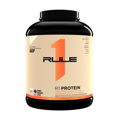 Rule1 Protein Naturally Flavored (64 Servirea, Pure Vanilla)