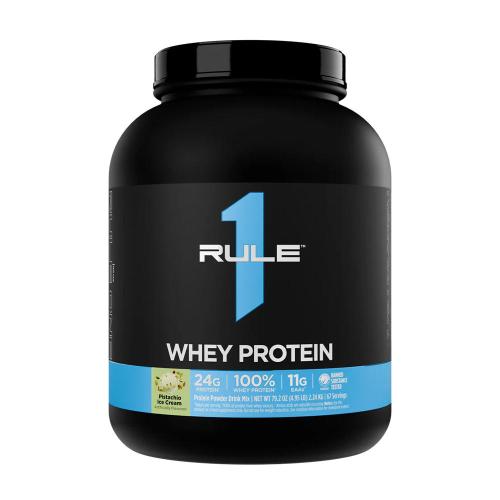 Rule1 Whey Protein (2,27 kg, Înghețată cu fistic)