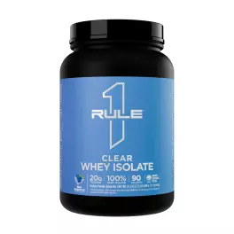 Rule1 Clear Whey Isolate (689 g, Zmeură Albastră)