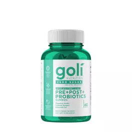 Goli Zero Sugar Pre + Post + Probiotics Gummies (60 Jeleuri)