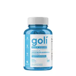 Goli Zero Sugar Ashwagandha Gummies (60 Jeleuri)