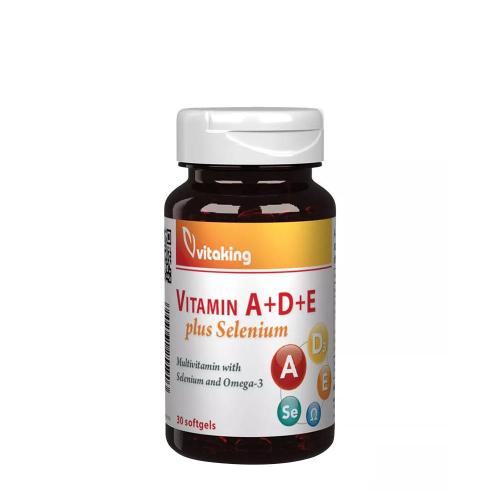 Vitaking Vitamin A+D+E plus Selenium (30 Capsule moi)