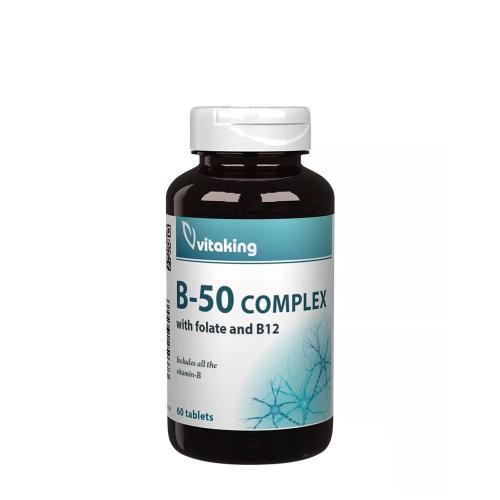 Vitaking Vitamin B-50 Complex (60 Comprimate)