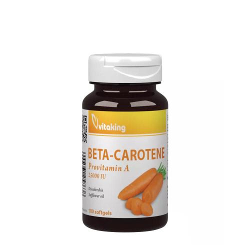 Vitaking Beta-Carotine Provitamin-A – 25,000 IU (100 Capsule moi)