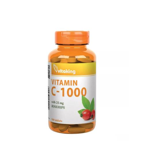 Vitaking Vitamin C 1000 mg with Rosehip (100 Comprimate)