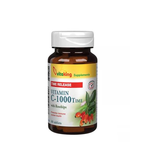 Vitaking Vitamin C-1000 Time Release with Rosehips (60 Comprimate)