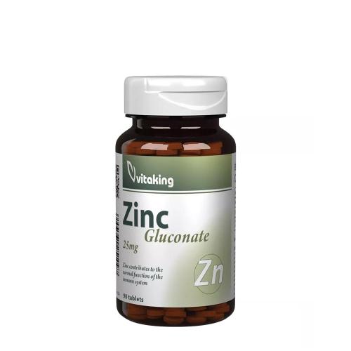 Vitaking Zinc Gluconate 25 mg (90 Comprimate)